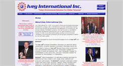 Desktop Screenshot of iveyinternational.com