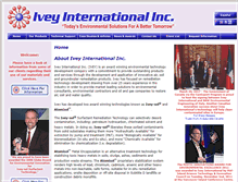 Tablet Screenshot of iveyinternational.com